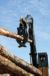 Grapple moving single log