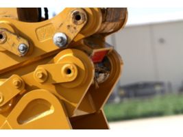Pin Grabber Coupler locking mechanism engaged