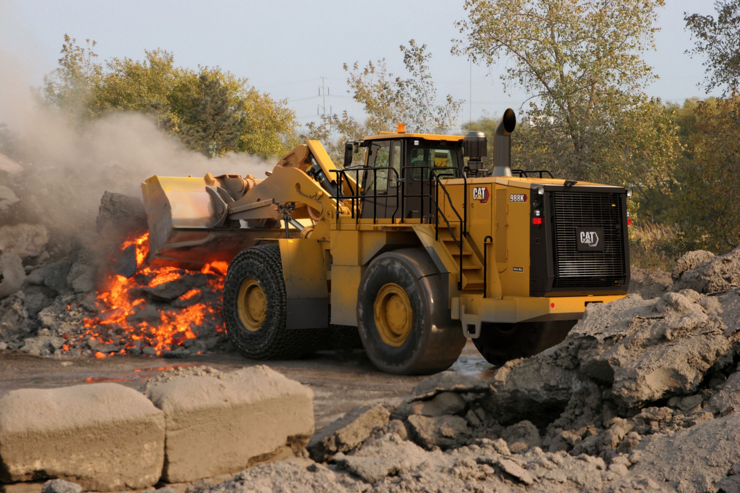 988K Large Wheel Loader - Steel Mill Arrangement