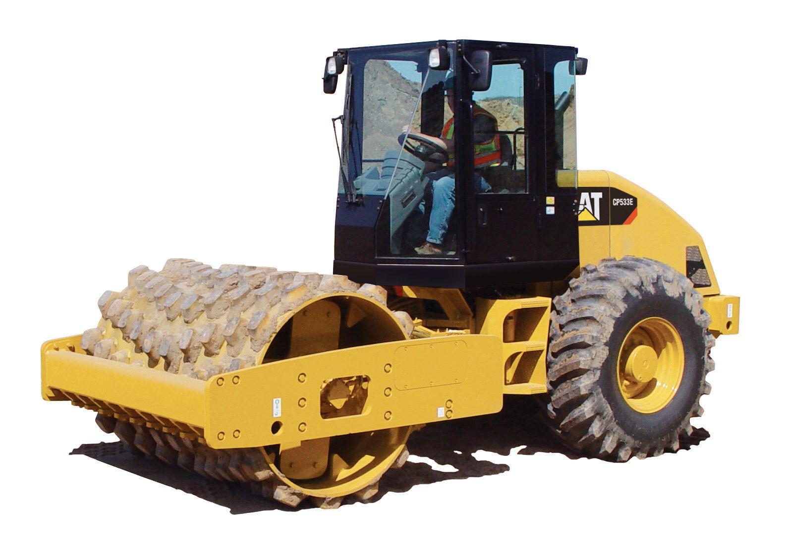 New Cat   CP533E Vibratory Soil Compactor 18230406 in UAE 