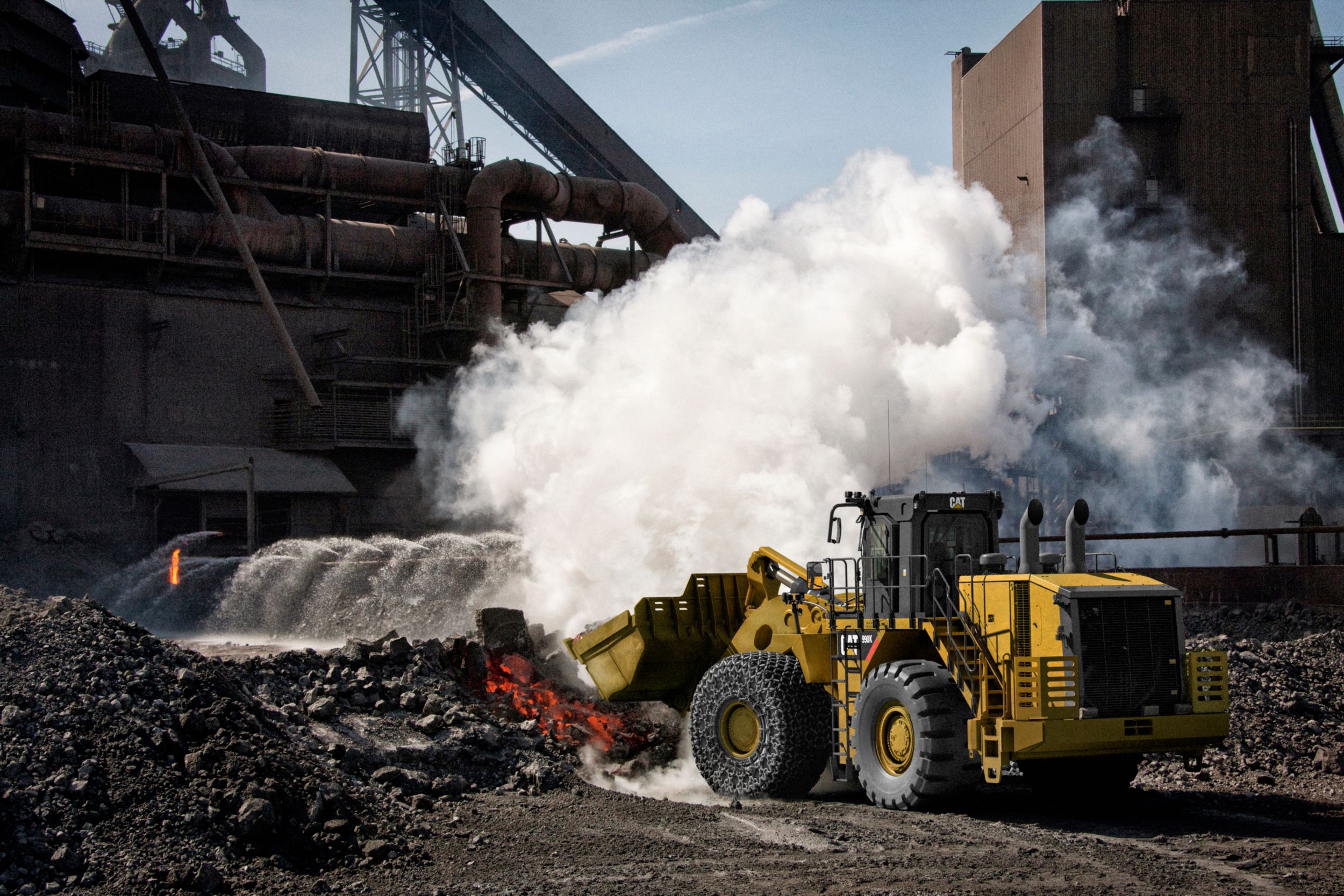 990K Wheel Loader Steel Mill Arrangement