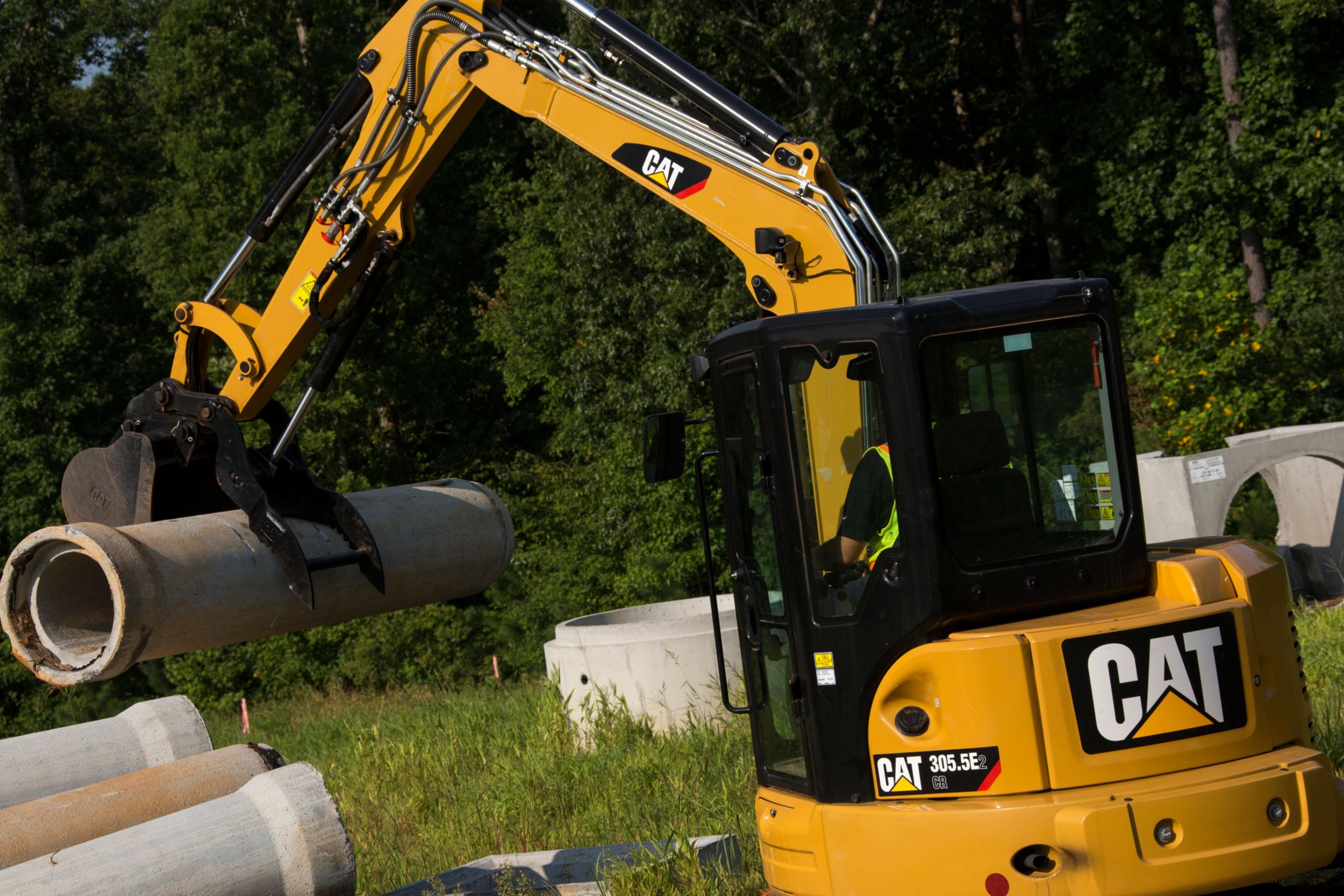 Miniexcavadora 305e2 Cr Cat Caterpillar