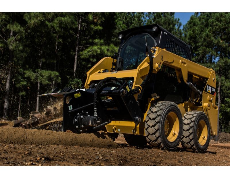 Cat® Trencher in Working Application