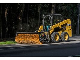 Cat® BA118C Angle Broom at Work