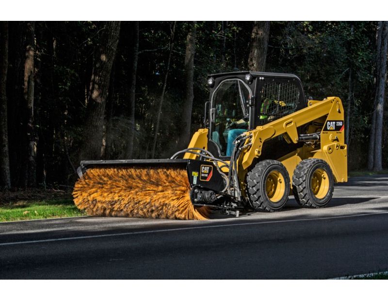 Cat® BA118C Angle Broom at Work