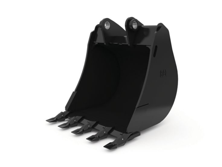 Buckets - Backhoe Rear - 762 mm (30 in), 232 L (8.2 ft3), Pin On, Weld-On Adapters