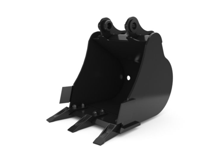 Buckets - Excavator - 460 mm (18 in), 54 L (1.9 ft3), Pin On, Bolt-On Teeth