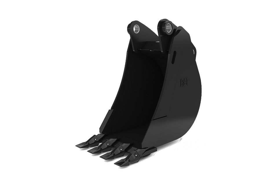 457 mm (18 in), 119 L (4.2 ft3) Pin On Heavy Duty Bucket With Weld-On ...