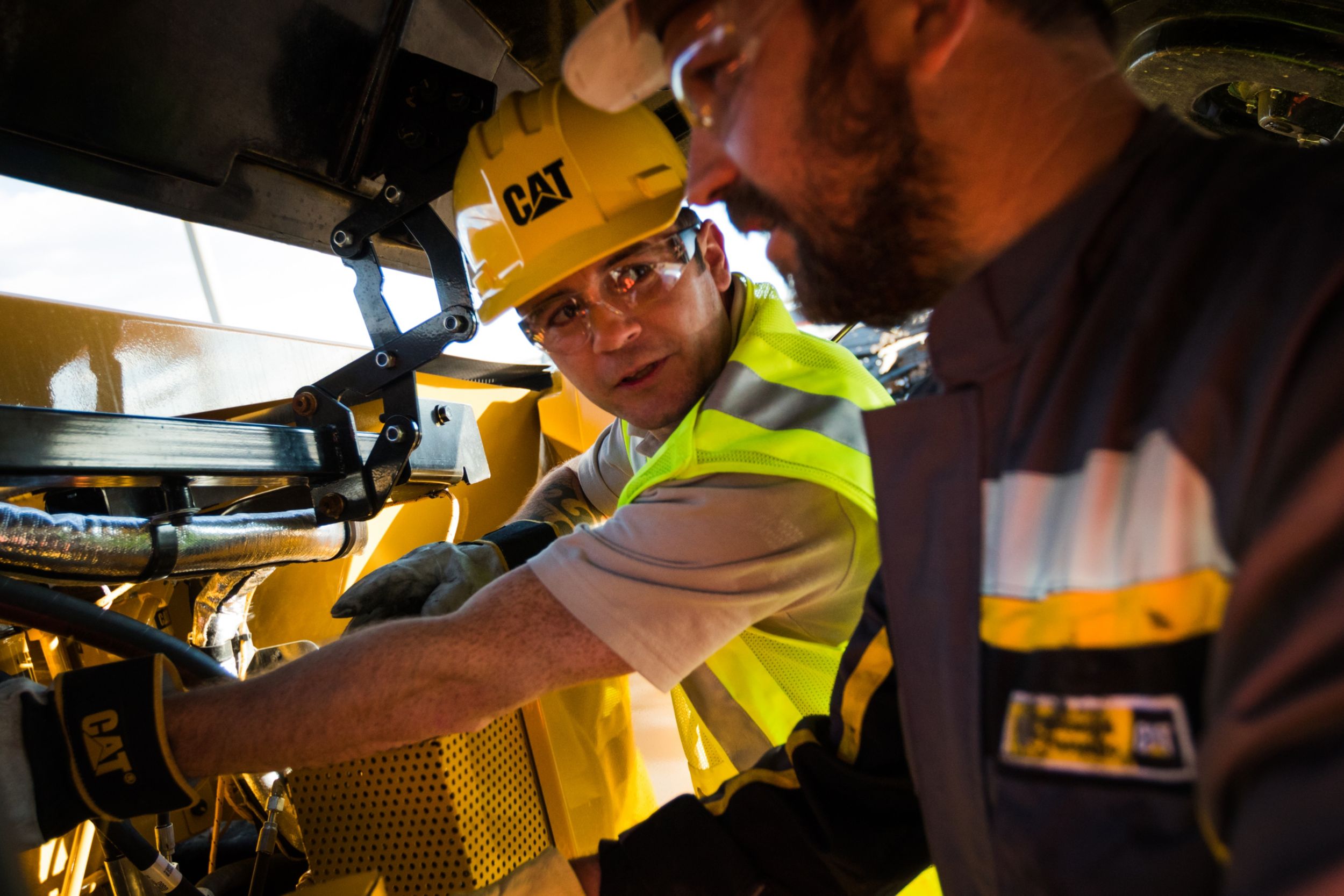 Reunión del equipo de la oficina financiera de Cat