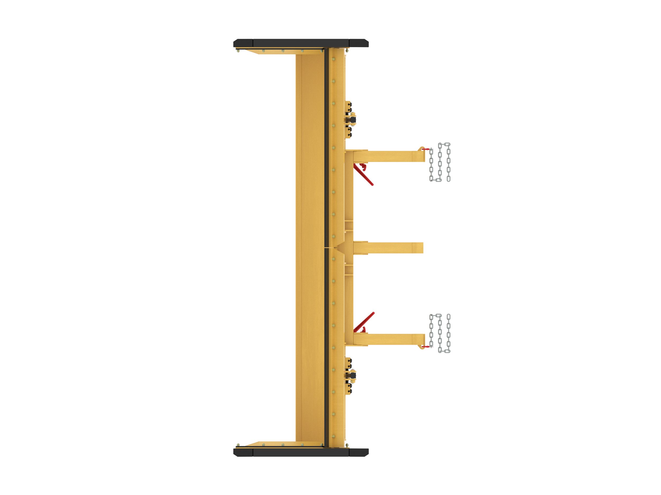 3.66 m (12 ft) Straight Snow Push with steel trip edge