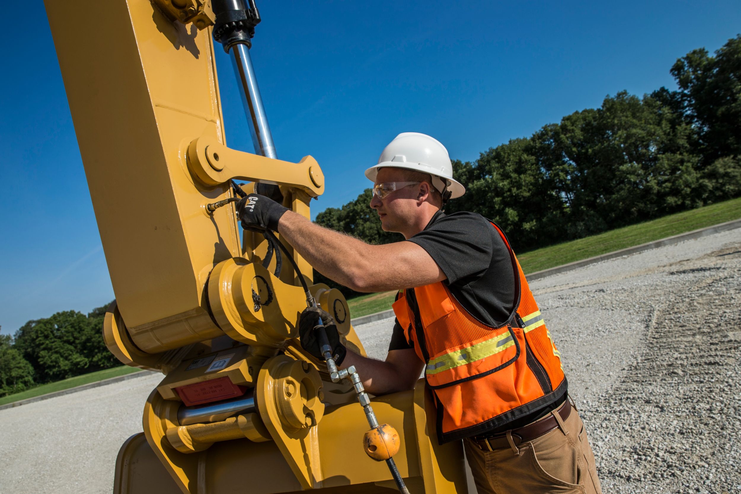 Pin Grabber Couplers are simple to maintain with one central gre