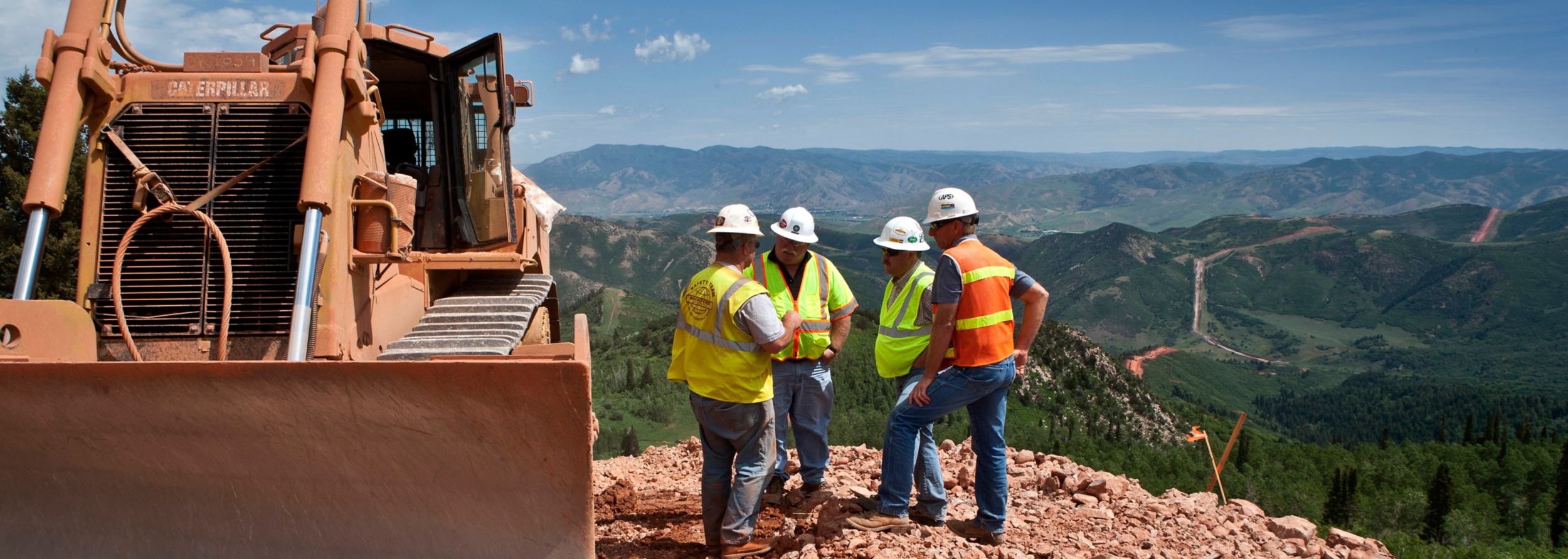 Customers talking to Cat dealer about Financing