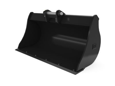 Godets: à l'arrière de la pelle rétro - 1 500 mm (59 in), à claveter, lame de coupe à boulonner