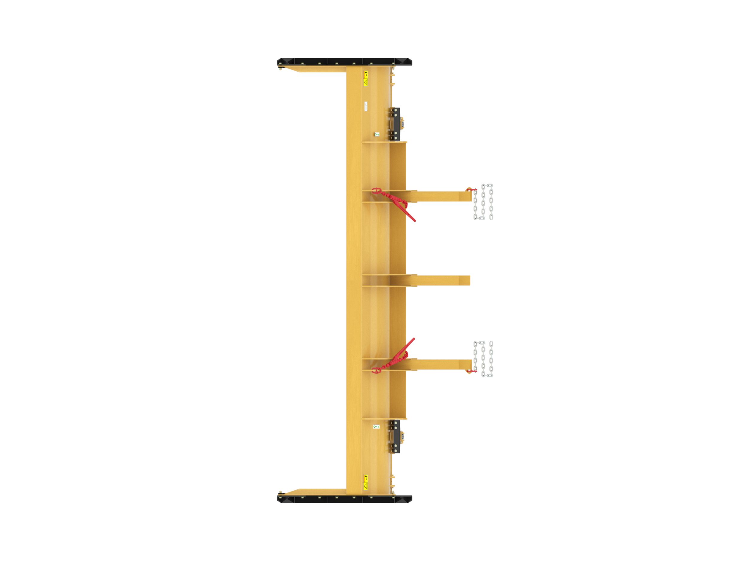 4.26 m (14 ft) Straight Snow Push with steel trip edge