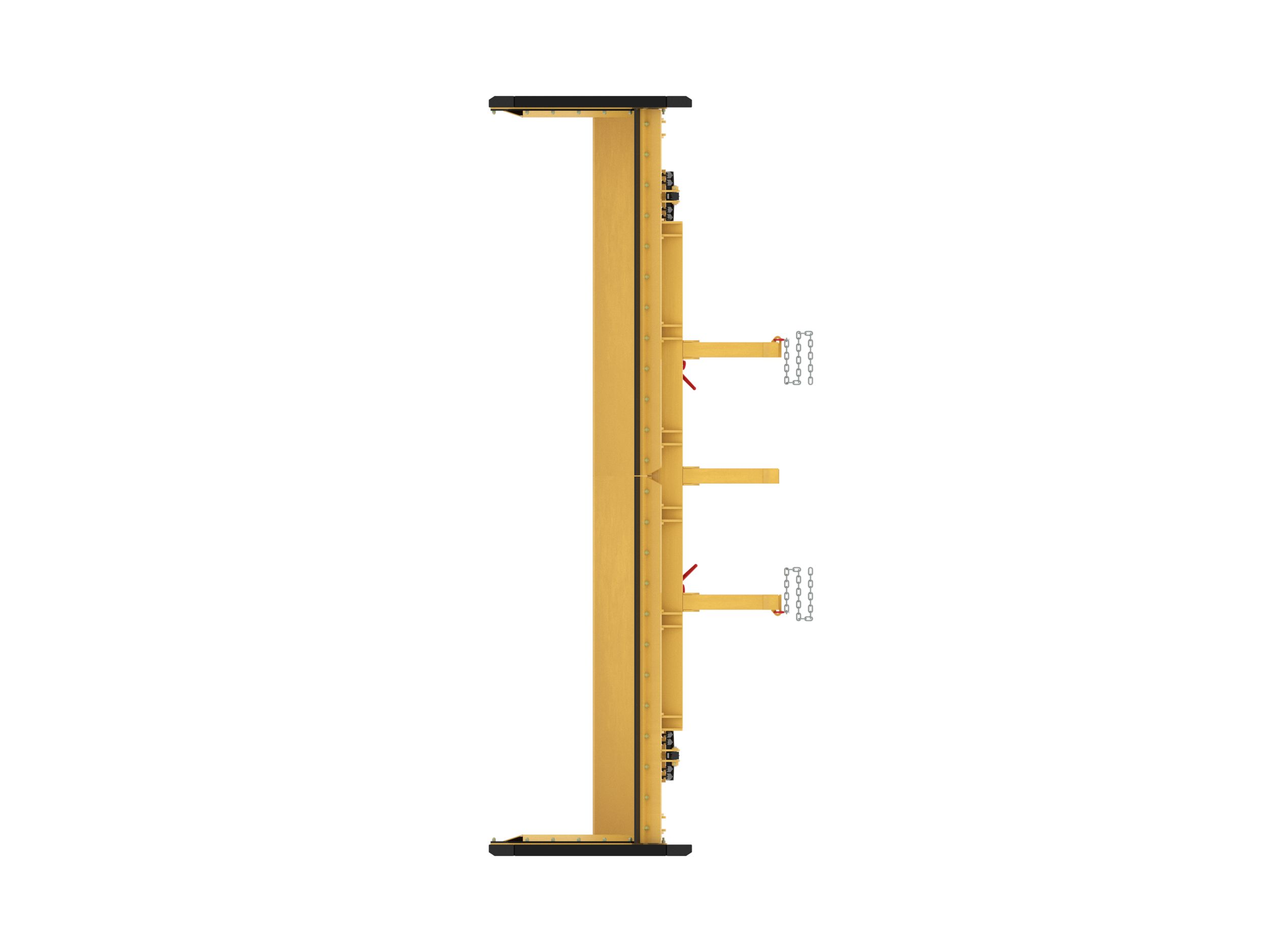 4.87 m (16 ft) Straight Snow Push with steel trip edge