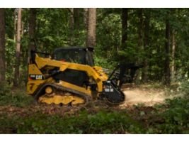 Cat® 259D Compact Track Loader and HM215C Mulcher