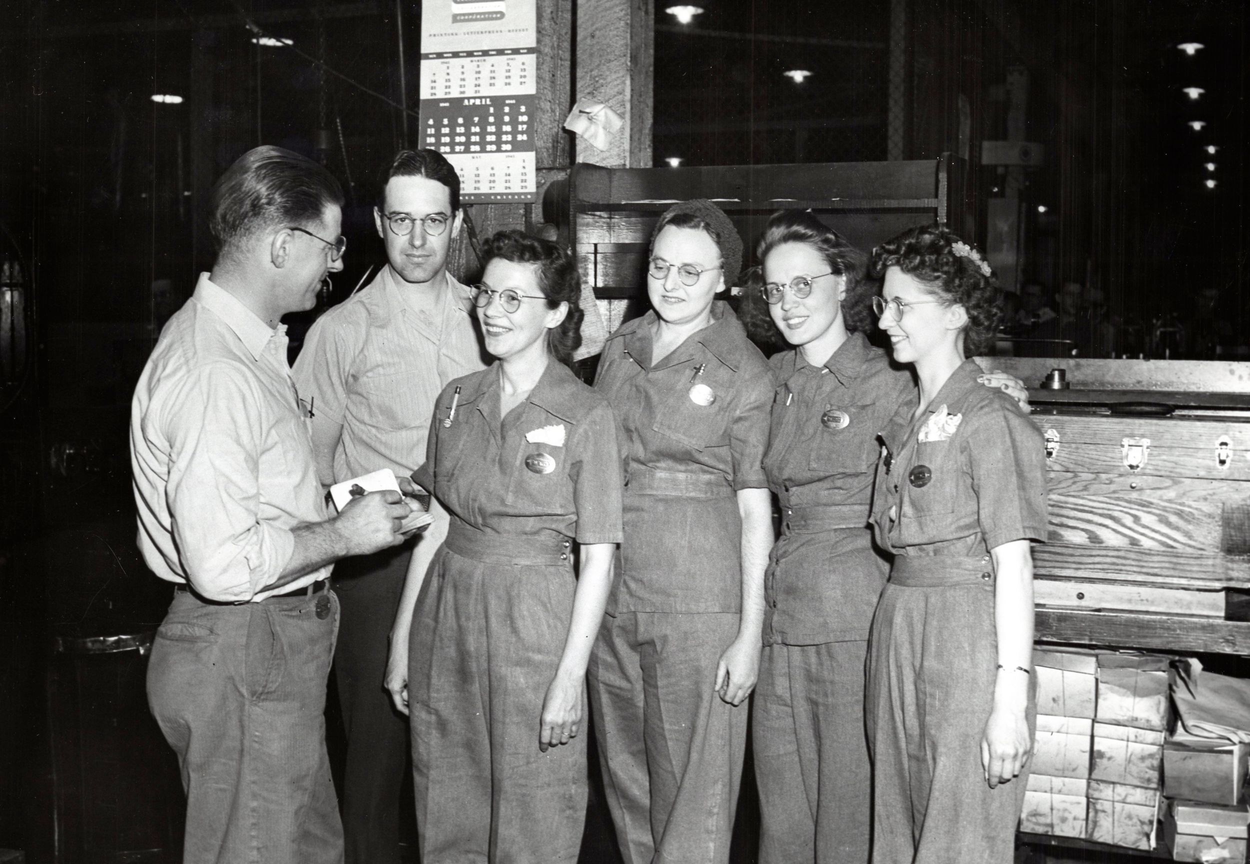 employees during WW2