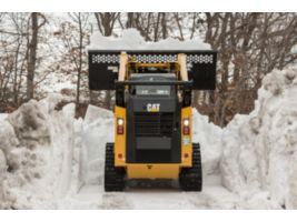 Skid Steer Loader Material Handling Bucket - Dumping Snow
