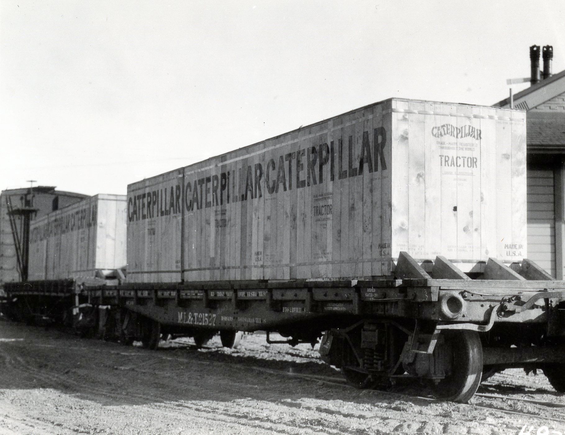 Tratores Caterpillar exportados para a África, 1926. 