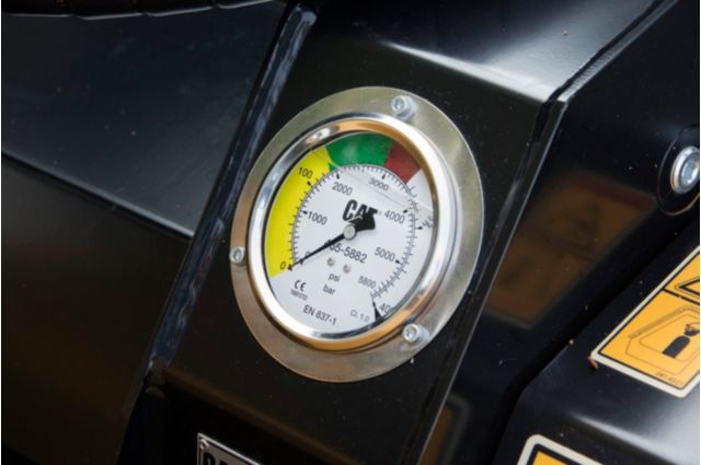 Color-Coded Pressure Gauge