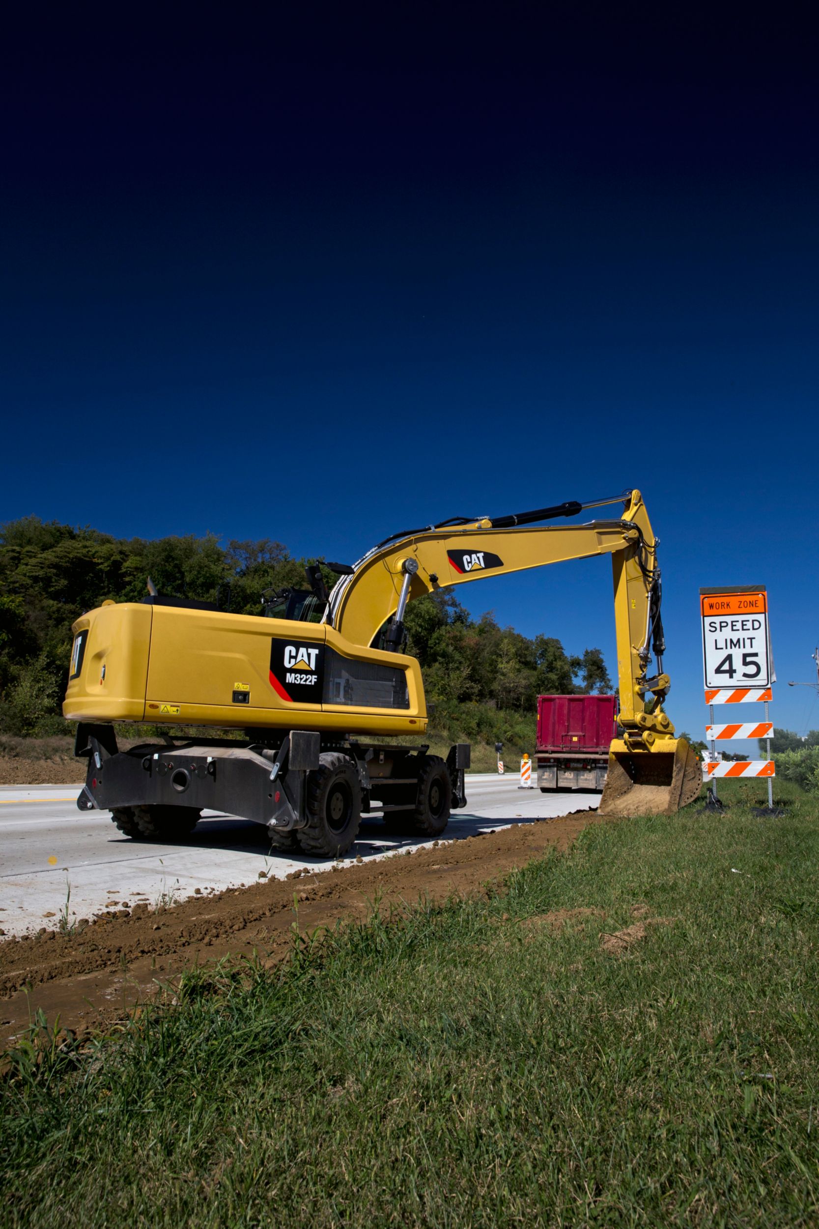 M322F Wheeled Excavator