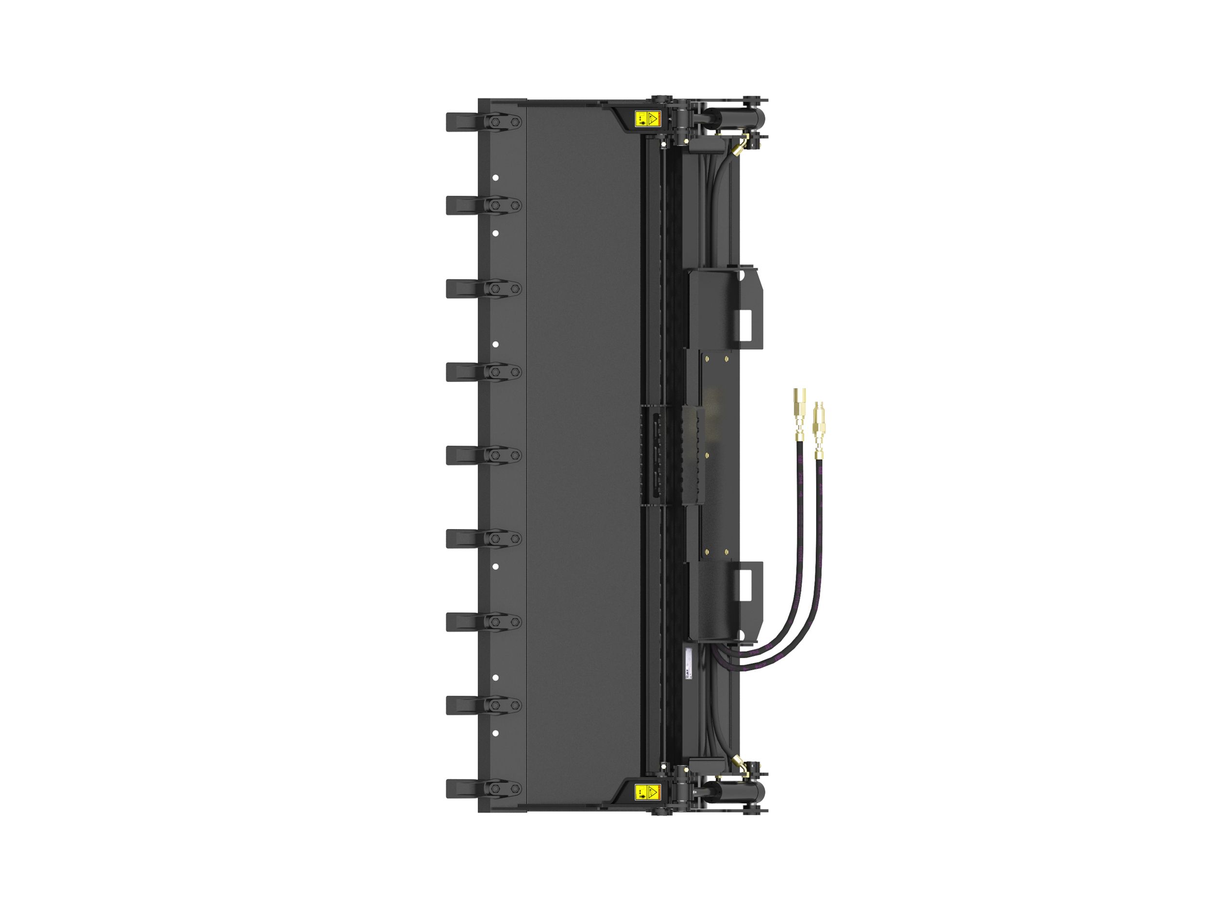 Godets tous-travaux 2188mm (86in) avec protection de surplus, dents à boulonner