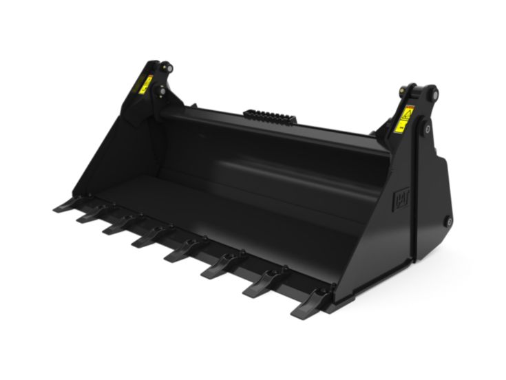 Buckets - Skid Steer Loader - 1676 mm (66 in) Bolt-On Teeth