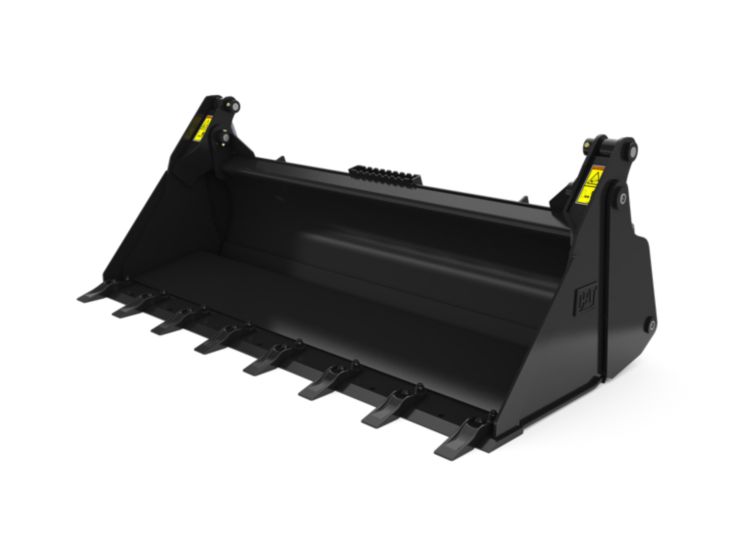 Buckets - Skid Steer Loader - 1829 mm (72 in) Bolt-On Teeth