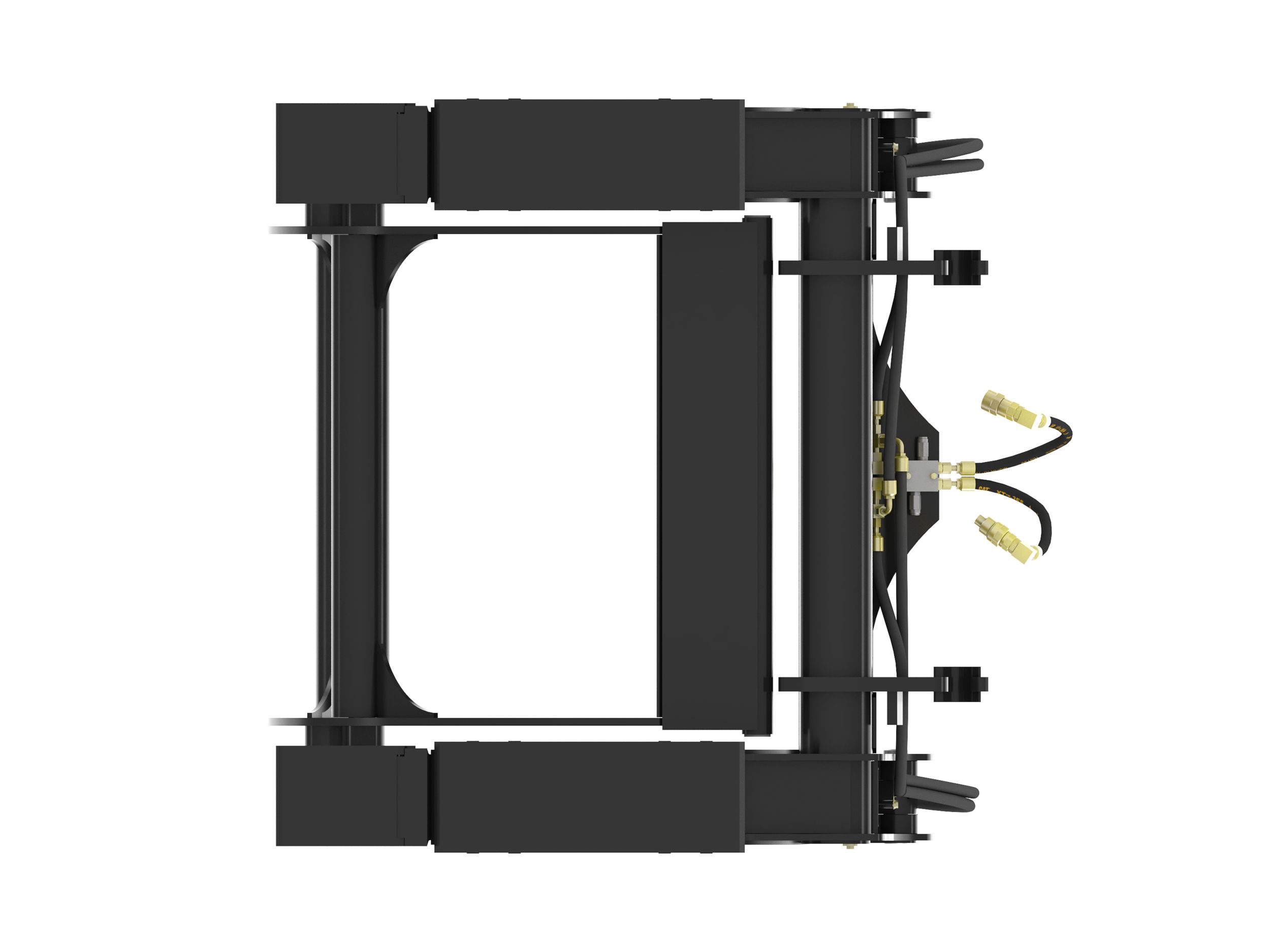 1812 mm (71 in) ISO Coupler Sorting Grapple Fork