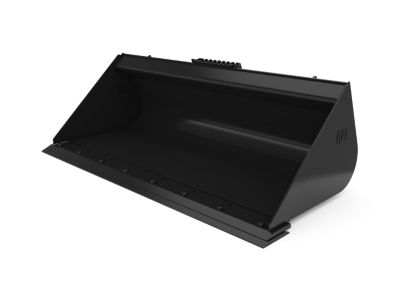 Buckets - Skid Steer Loader - 1586 mm (62 in), 0.34 m3 (0.44 yd3), Bolt-On Cutting Edge