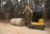 Cat® Bale Spear in use on a Cat 304.5E2