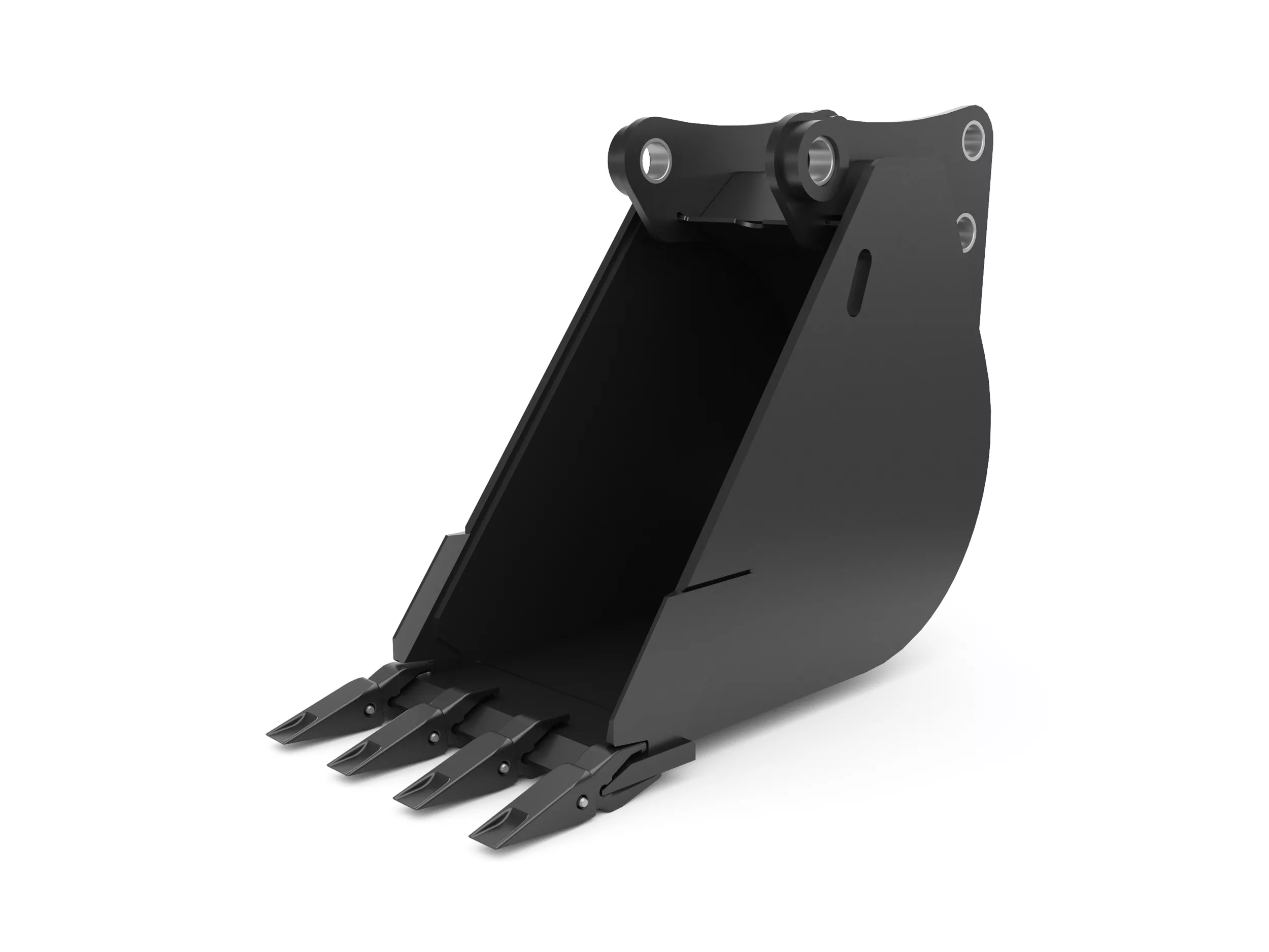 457 mm (18 in), 127 L (4.5 ft3), Pin On, Weld-On Adapters