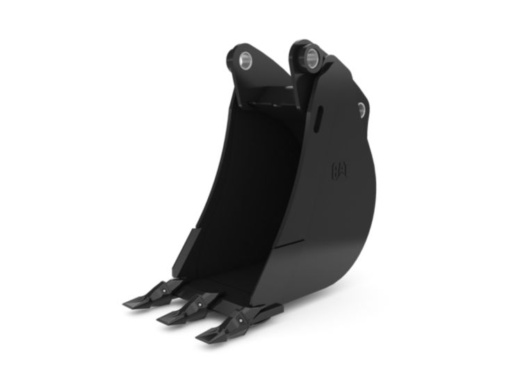 Buckets - Backhoe Rear - 406 mm (16 in), 105 L (3.7 ft3), Pin On, Weld-On Adapters
