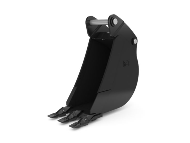 Buckets - Backhoe Rear - 305 mm (12 in), 79 L (2.8 ft3), Pin On, Weld-On Adapters