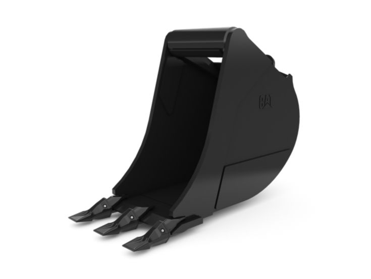 Buckets - Backhoe Rear - 406 mm (16 in), 120 L (4.2 ft3), Pin Lock, Weld-On Adapters