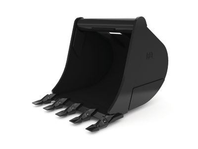 Godets: à l'arrière de la pelle rétro - 762mm (30in), à verrouillage par axe