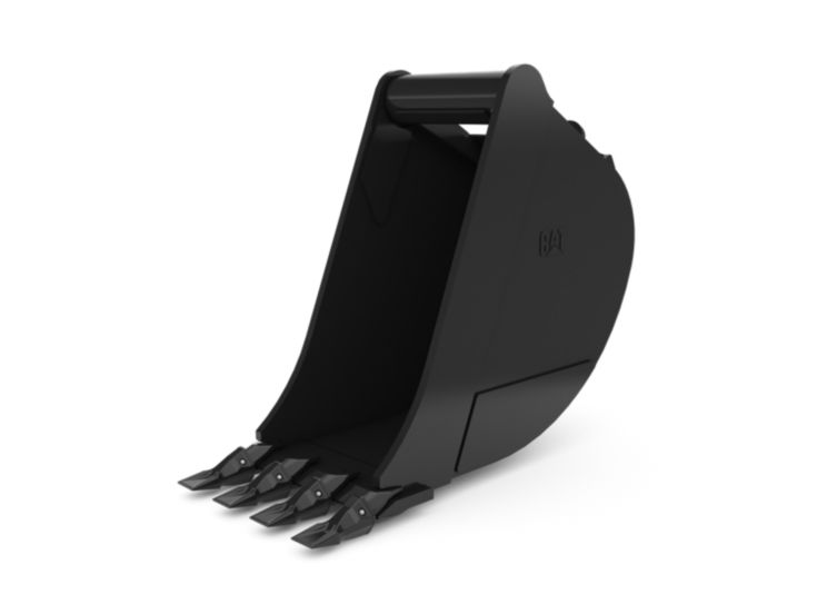 Buckets - Backhoe Rear - 457 mm (18 in), 180 L (6.4 ft3), Pin Lock, Weld-On Adapters