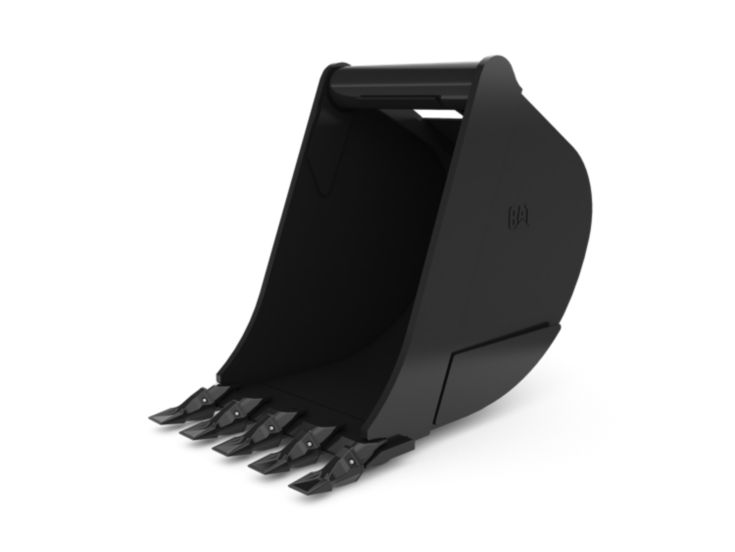 Buckets - Backhoe Rear - 610 mm (24 in), 260 L (9.2 ft3), Pin Lock, Weld-On Adapters