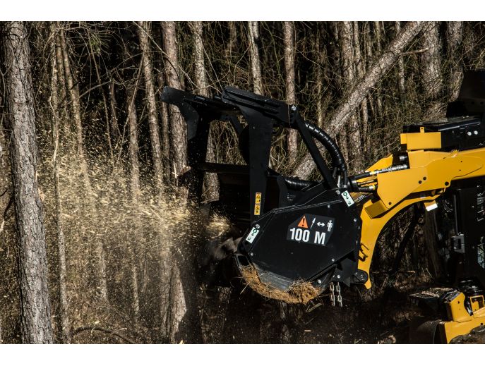 Cat® Mulcher in Action