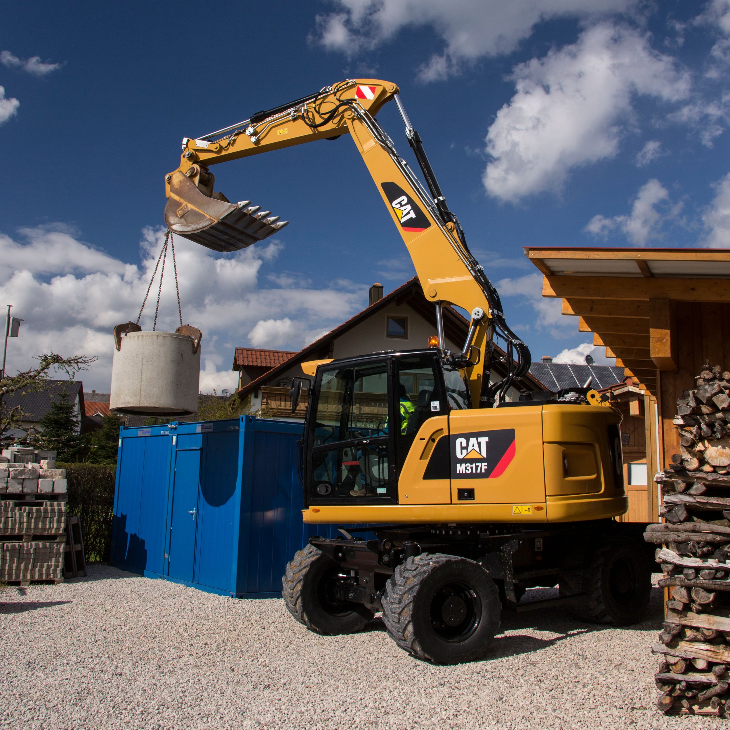 M317F Wheeled Excavator