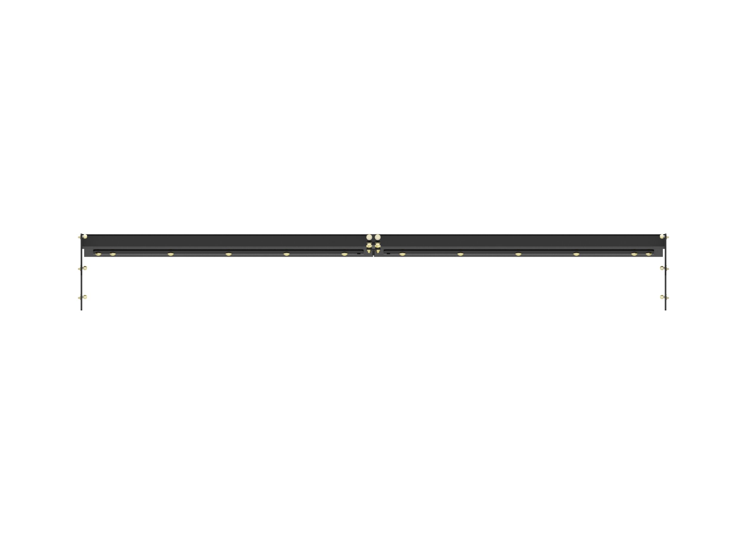 3.05 m (10 ft) Back Drag Bar with rubber trip edge