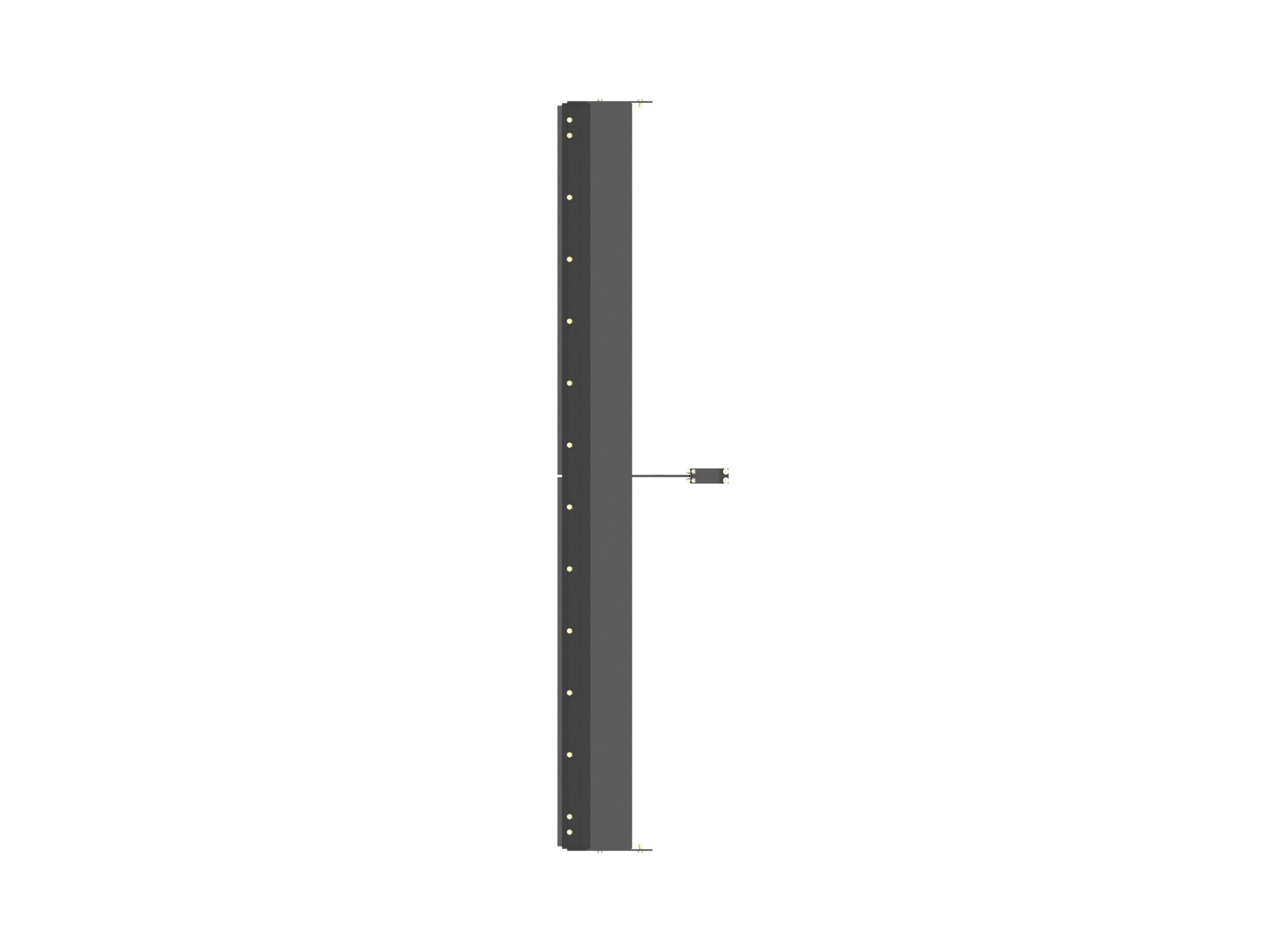 3.66 m (12 ft) Back Drag Bar with rubber trip edge