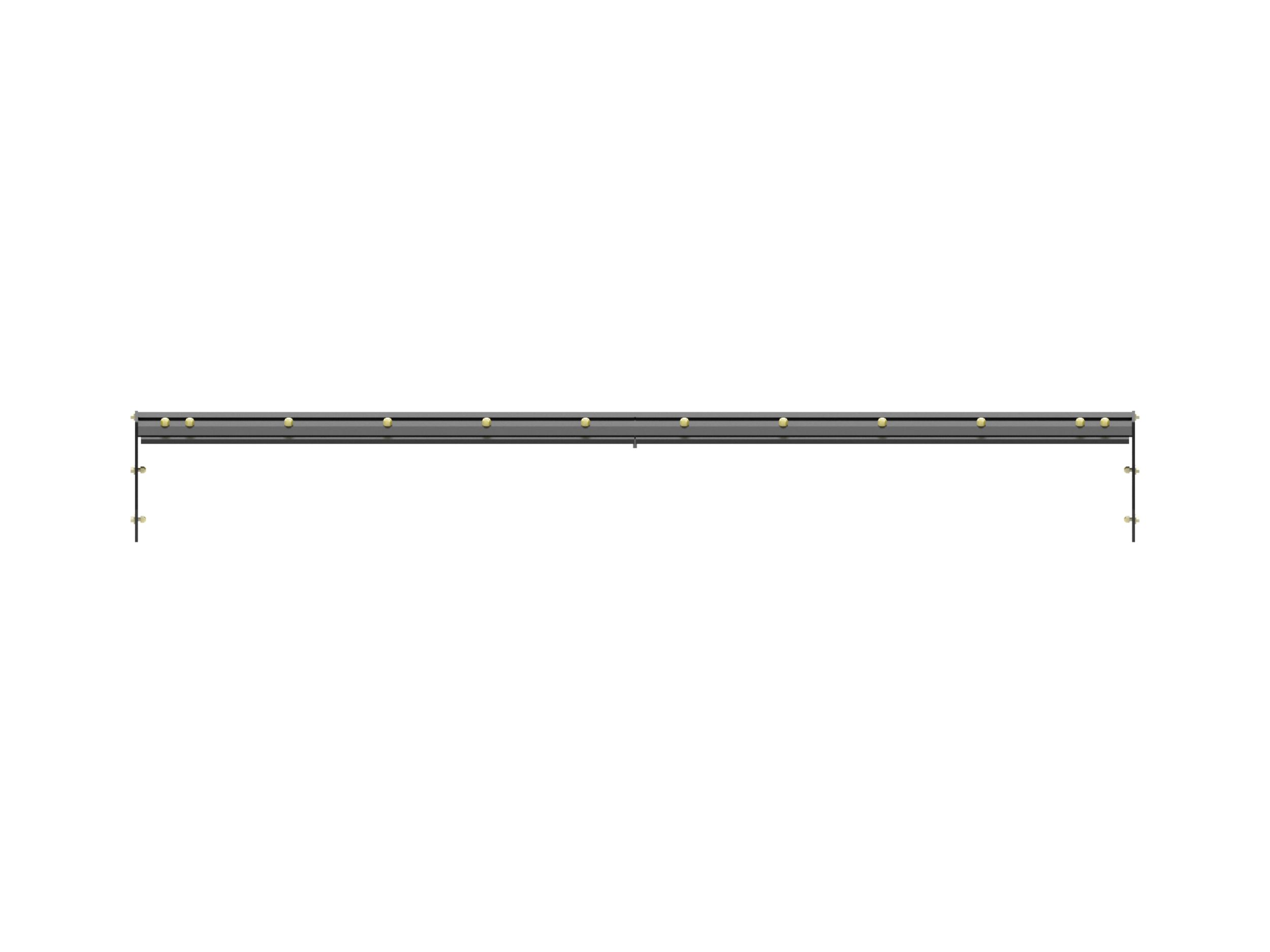 3.05 m (10 ft) Back Drag Bar with steel trip edge