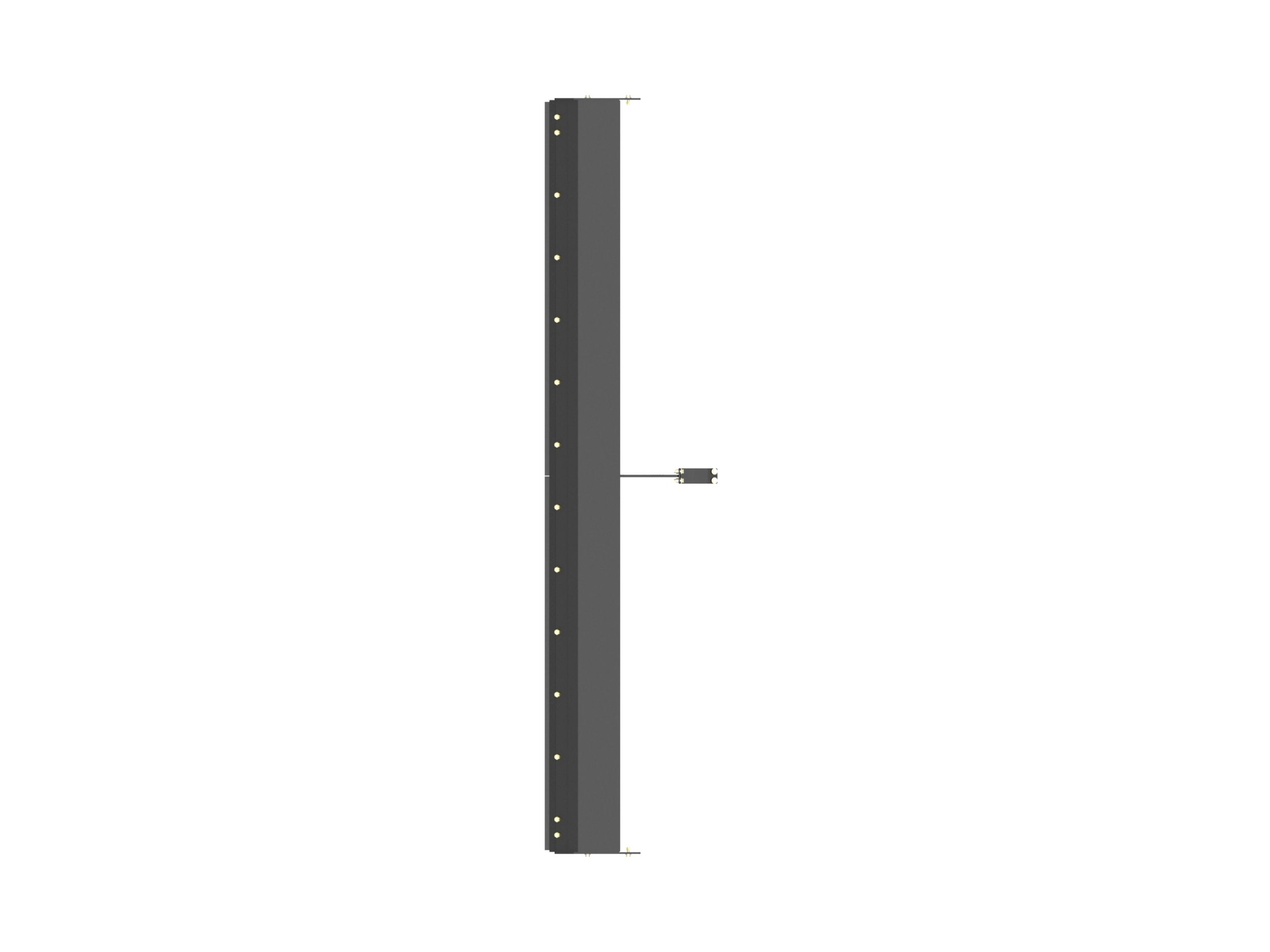 3.66 m (12 ft) Back Drag Bar with steel trip edge