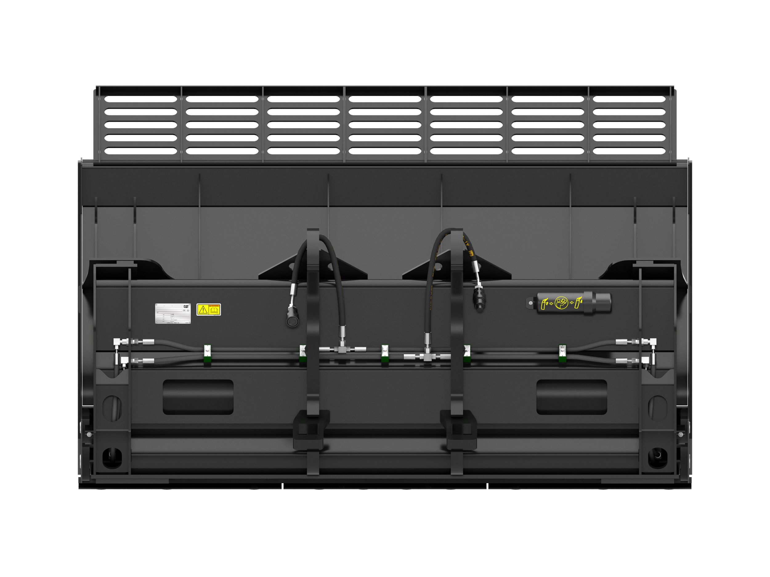 Godets à grande hauteur de vidage 3,0 m3 (3,9 yd3), attache Fusion™, lame de coupe boulonnée