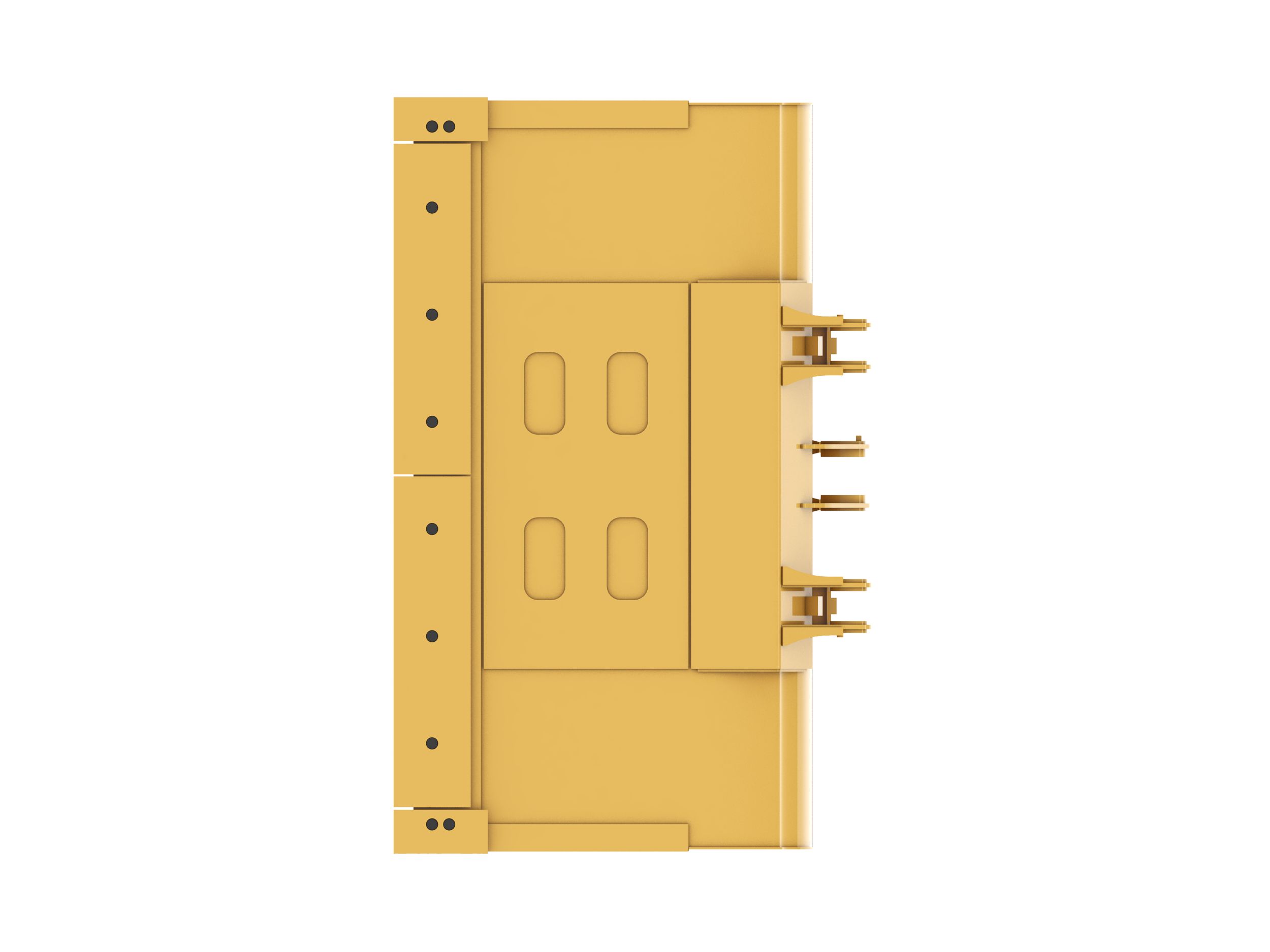 Godets pour matériaux légers 4,2 m3 (5,5 yd³), à claveter, lame de coupe à boulonner