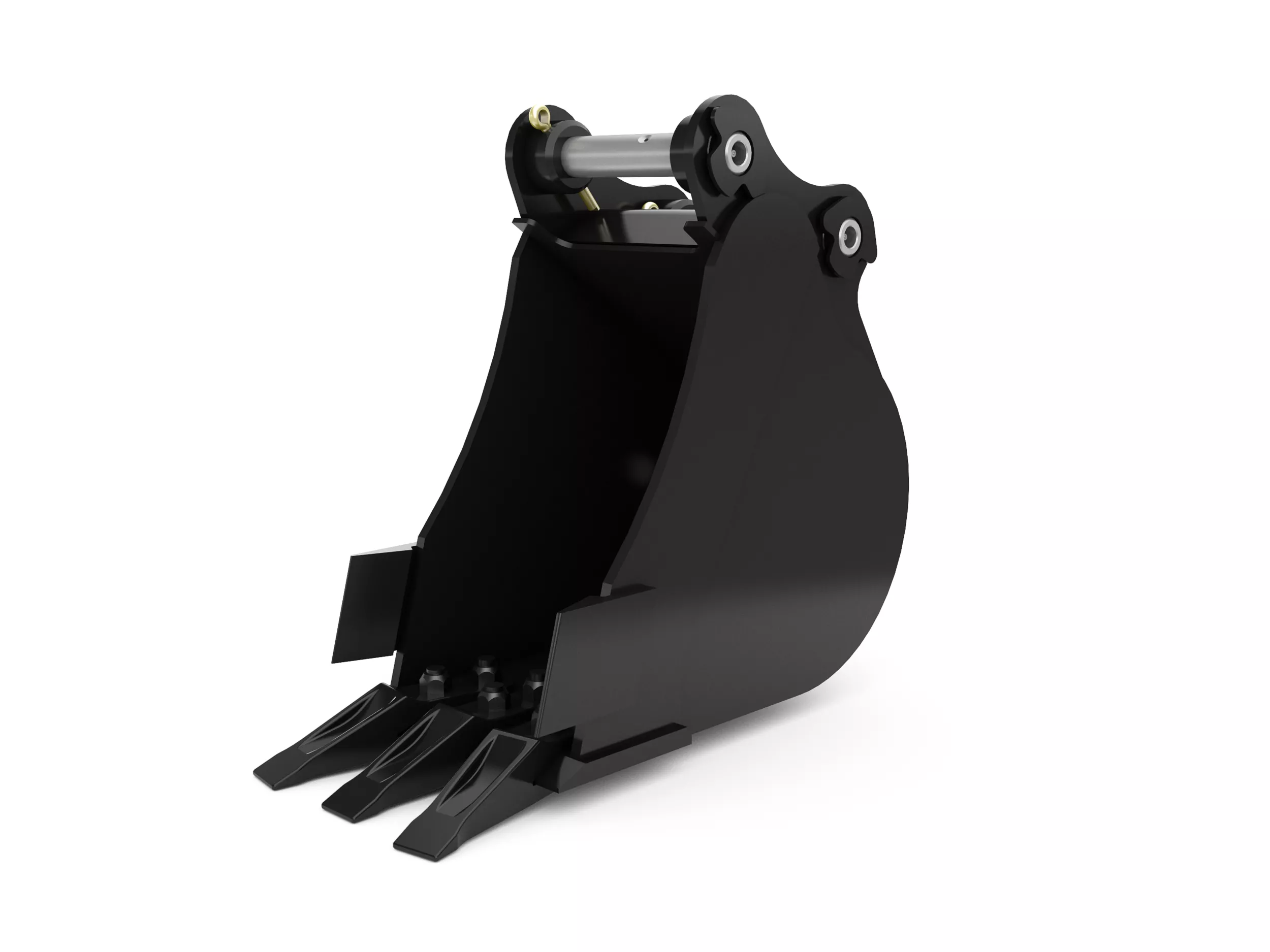 260 mm (10 in), 28 L (1 ft3), Pin On, Bolt-On Teeth