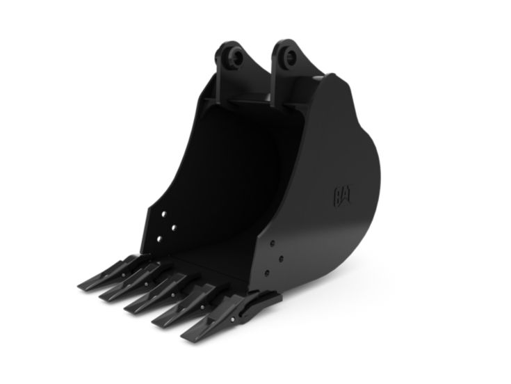 Buckets - Excavator - 508 mm (20 in), 102 L (3.6 ft3), Pin On, 40 mm (1.6 in)