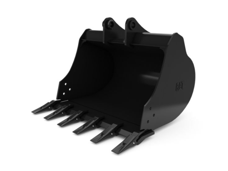 Buckets - Excavator - 914 mm (36 in), 215 L (7.6 ft3), Pin On, 40 mm (1.6 in)