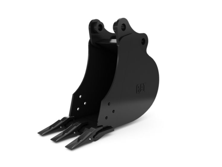 Buckets - Excavator - 305 mm (12 in), 48 L (1.7 ft3), Pin On, 40 mm (1.6 in)